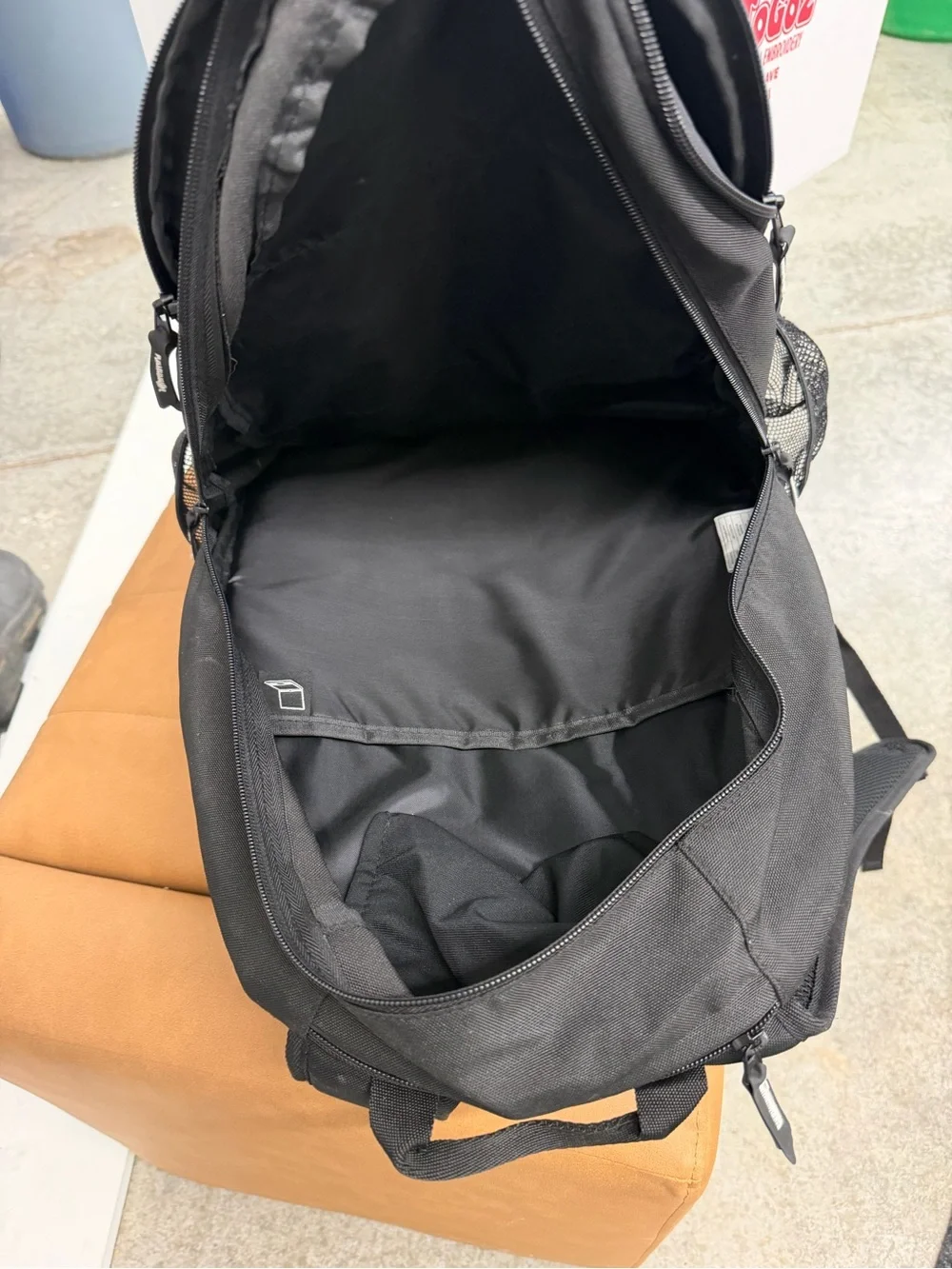 Reebok Blue and Black Backpack